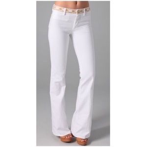 Marrakesh White Flare Jeans